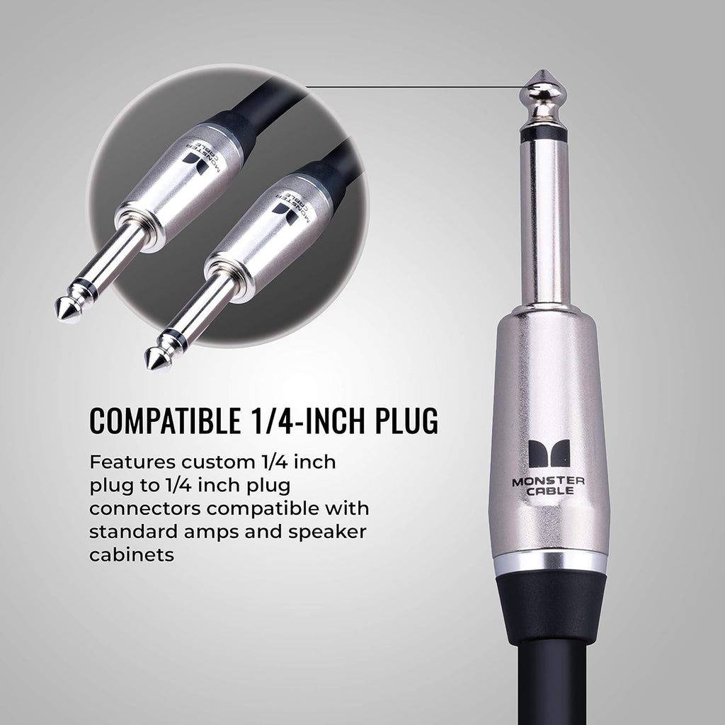 6 ft Straight 1/4 Speaker Cable Pack of 2 W92516