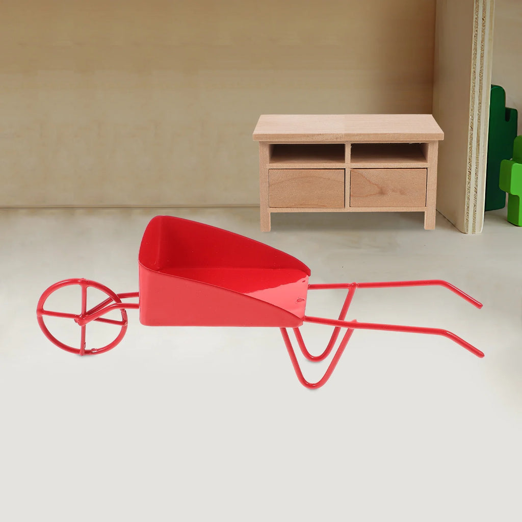 Miniature Vintage Metal Wheelbarrow A993939