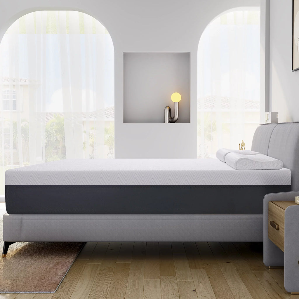 Short Queen 10 Cooling Gel Memory Foam Mattress O720