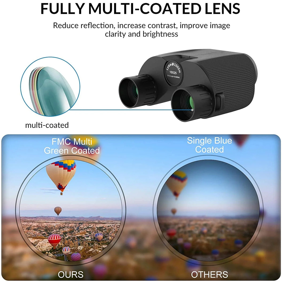 10x25 Binoculars L671
