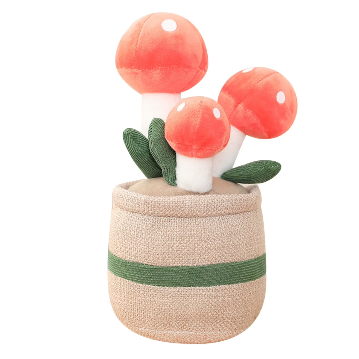Mushrooms Simulation Potted Plush Toy Doll Plant Indoor Decoration Y6008