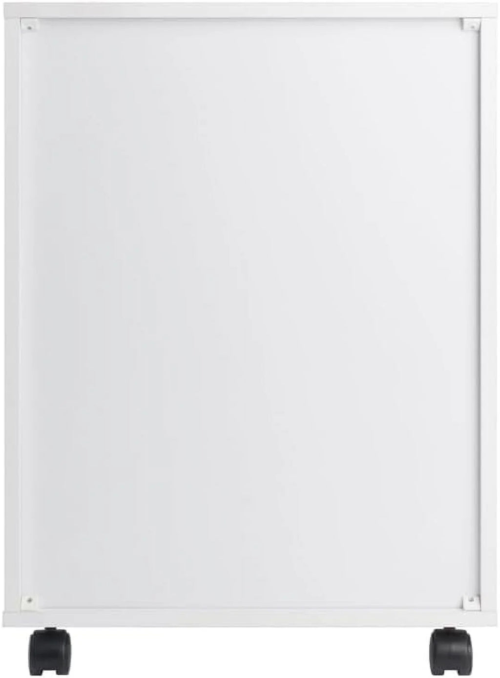 White 5 Drawer Wood File Cabinet C117