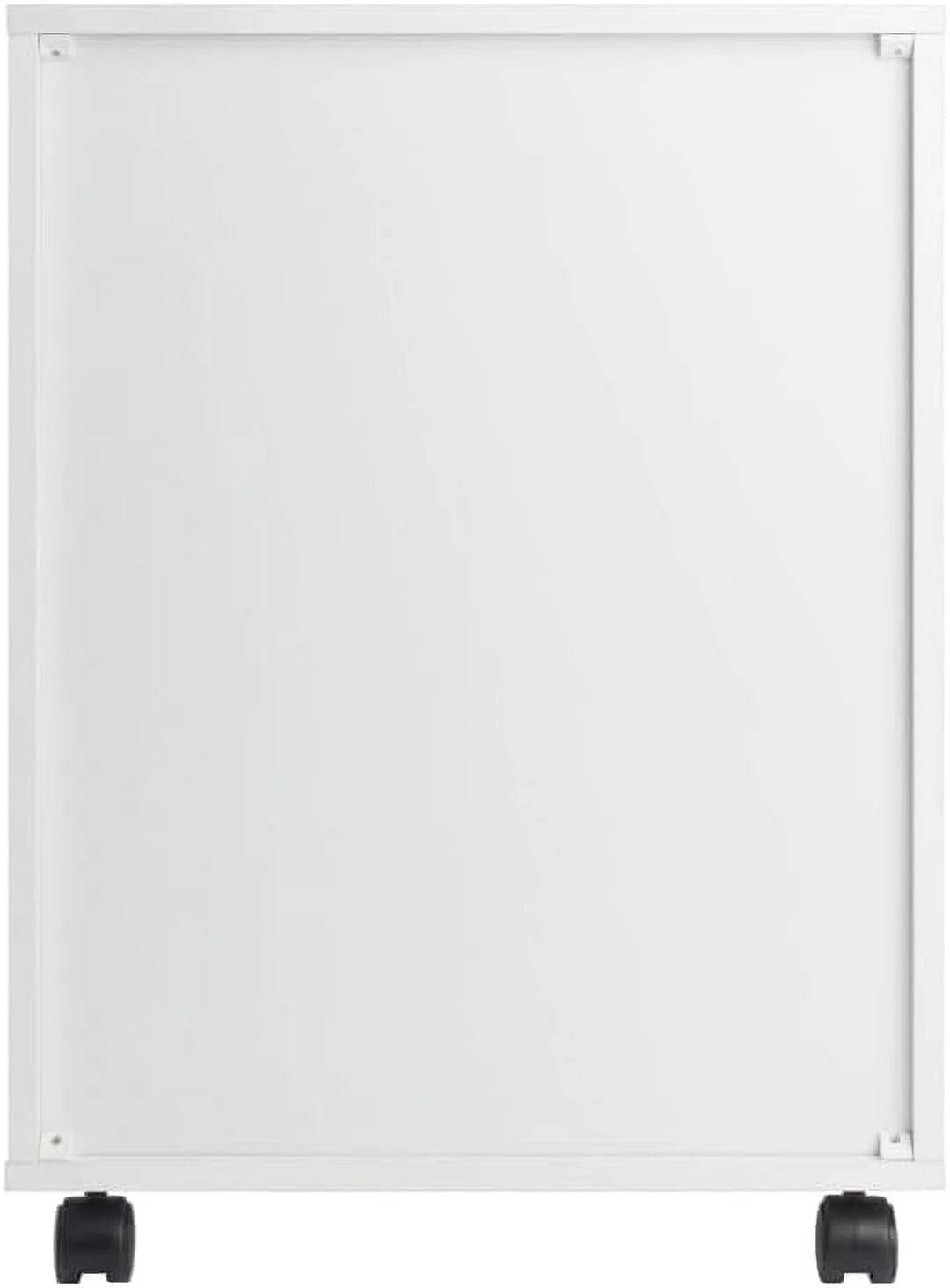 White 5 Drawer Wood File Cabinet C117