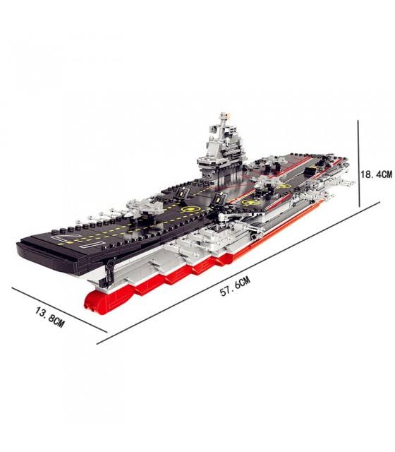 Aircraft Carrier Building Bricks Toy Set G707