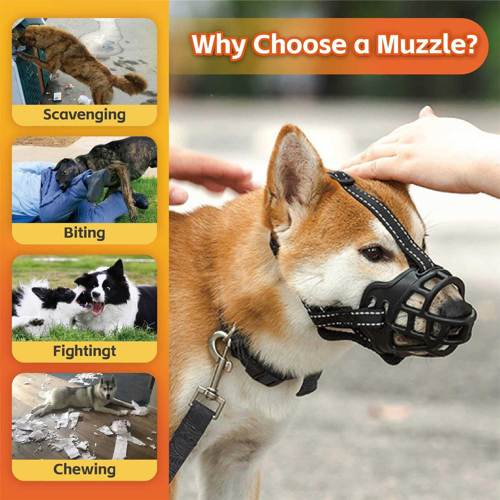 Dog Muzzle, Anti Biting and Stop Chewing X41942