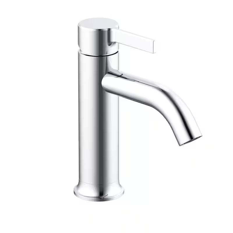 Single-Handle Single-Hole Bathroom Faucet in Chrome W167507