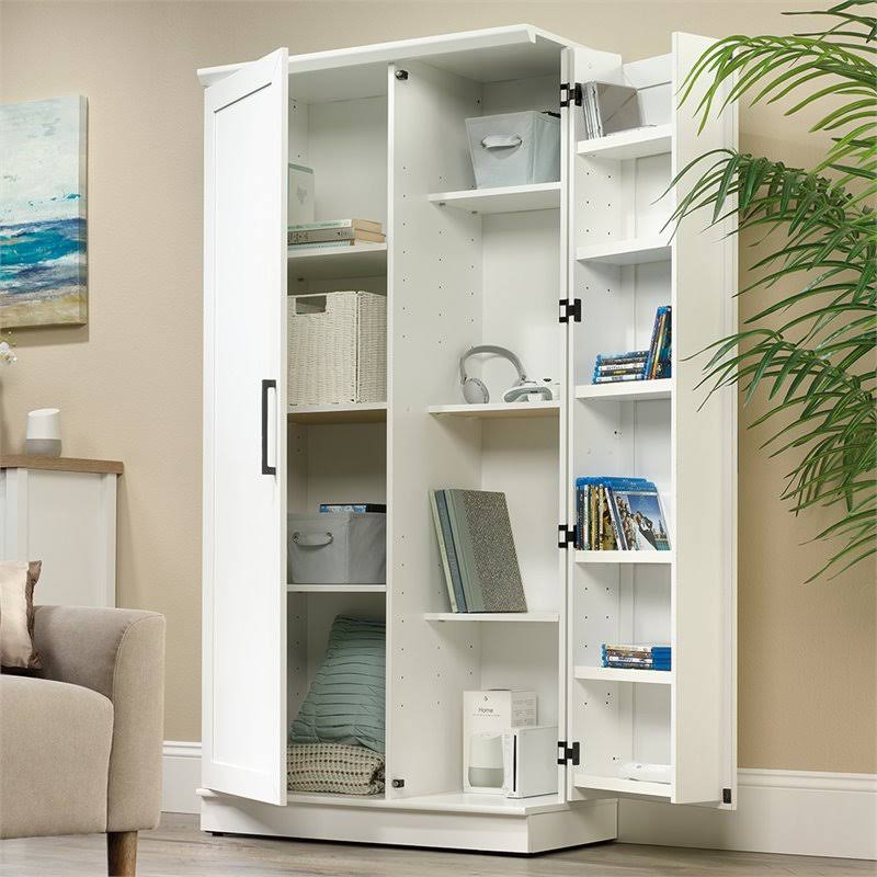 White Storage Cabinet K325