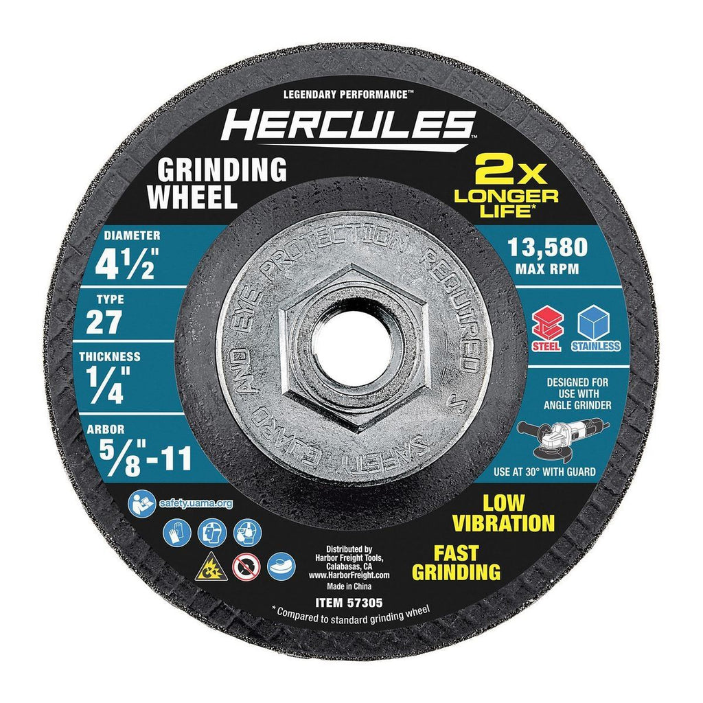 4-1/2 in. x 1/4 in. x 5/8 in. Type 27 Metal Grinding Wheel R5636