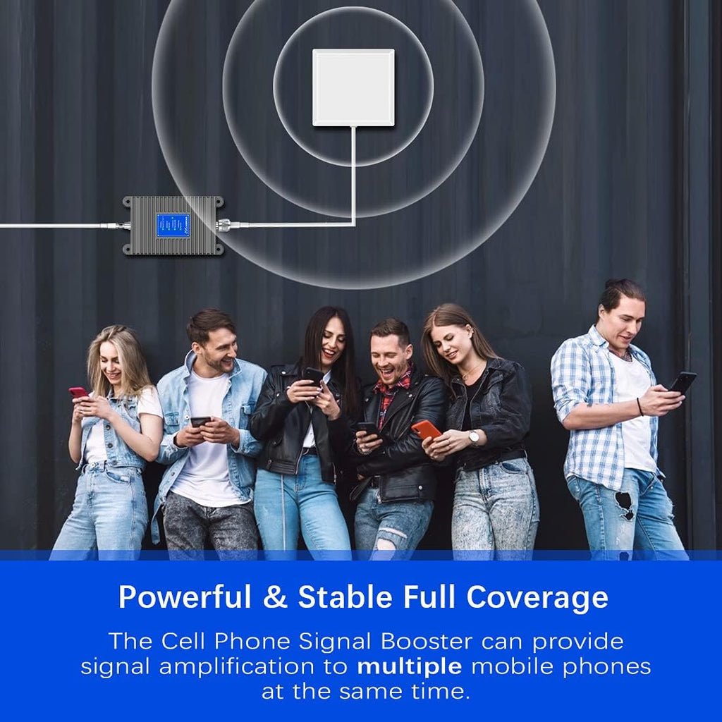 Cell Phone Signal Booster Gray W702