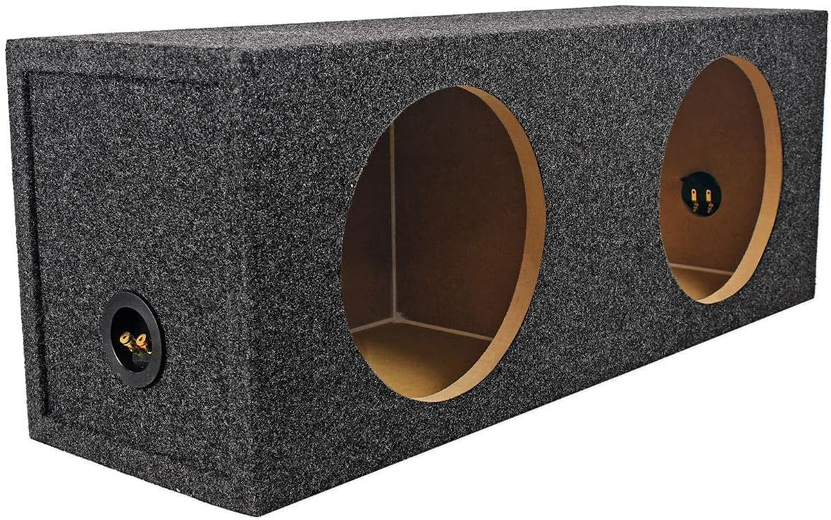 10 6400 Watt Car Subwoofers with Vented Sub Box Enclosure J366