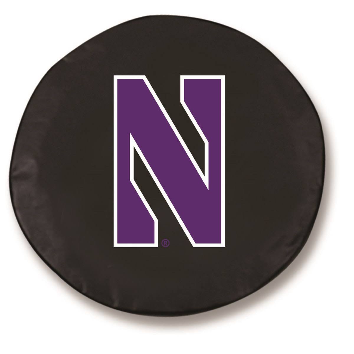 Black Vinyl Fitted Spare Car Tire Cover L807773