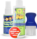 6 oz Shampoo, 2 oz Spray Away with Stainless Steel Comb W41706