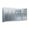 7-Compartment Aluminum Surface-Mount Mailbox E285
