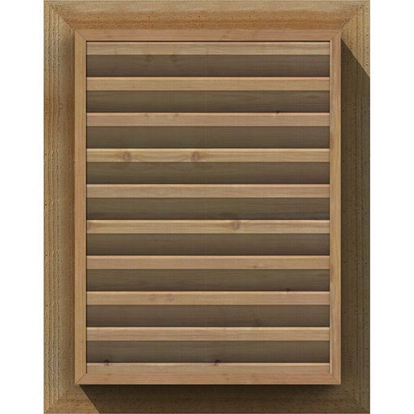 Unfinished Functional Rough Vertical Gable Vent G598999