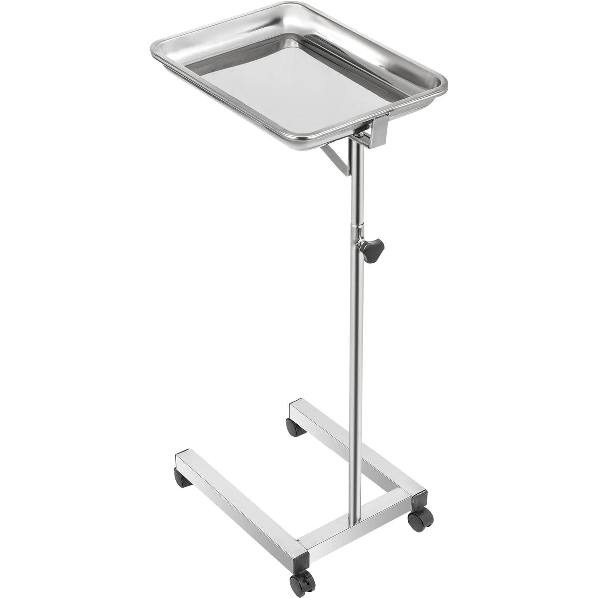 18 x 14 in. Stainless Steel Adjustable Height 32-51 in. Lab Cart M14680