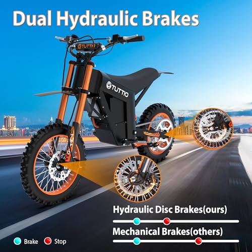 48V 21AH Electric Dirt Bike with 14"/12" Fat Tire Y3144