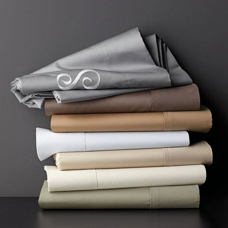 Supima Cotton Sateen Deep Pocket Flat Sheet California King U5764