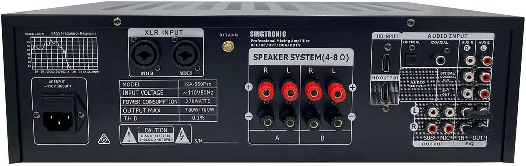 1500W Mixing Amplifier Karaoke with Bluetooth V73974