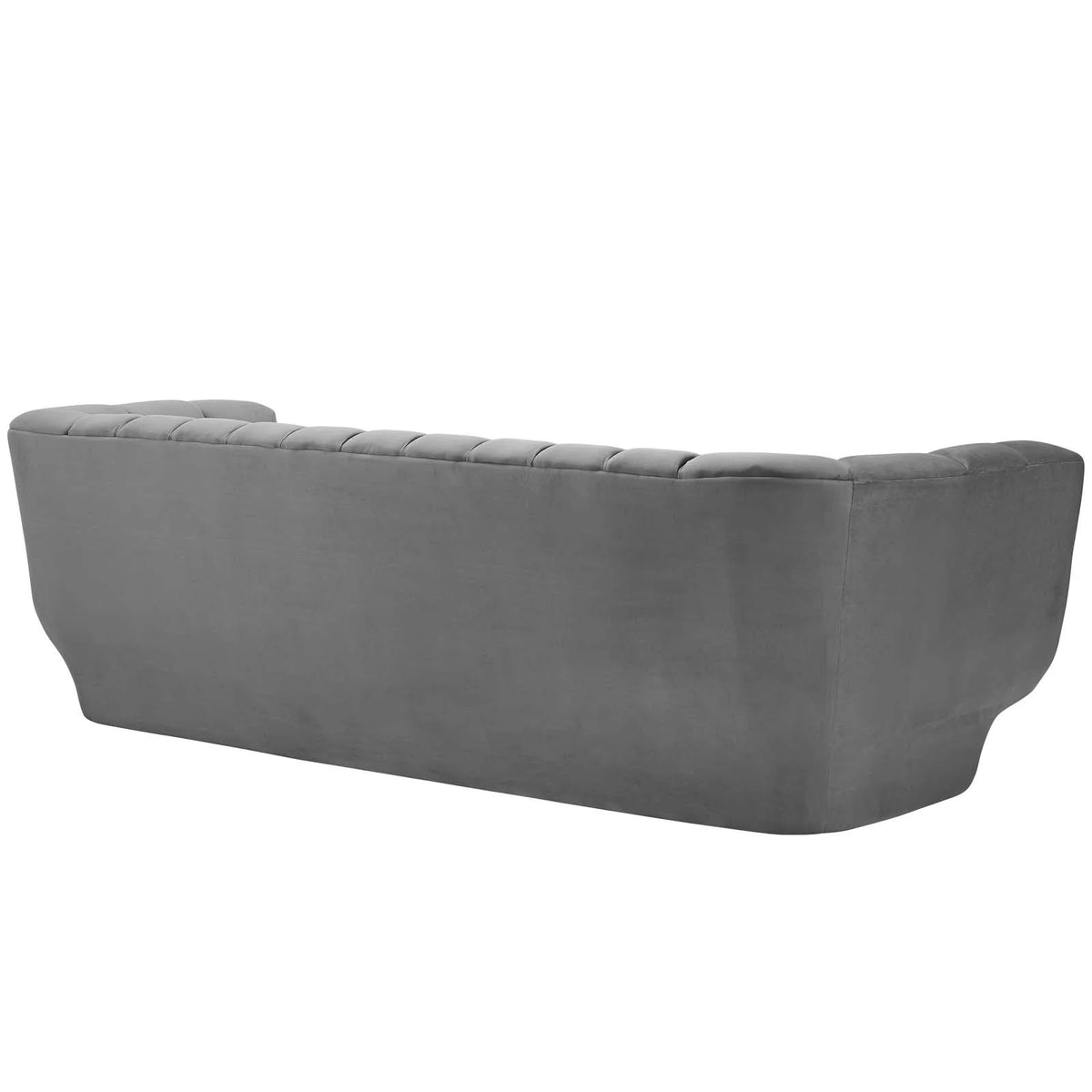 Gray Performance Velvet Sofa and Armchair Set R27143