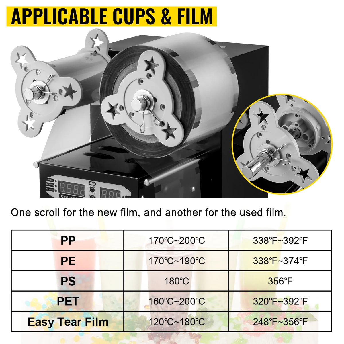420W Fully Automatic Cup Sealing Machine J64366