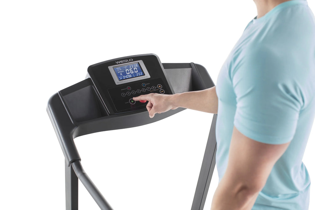 Folding Treadmill with 8 MPH QuickSpeed Controls J71207