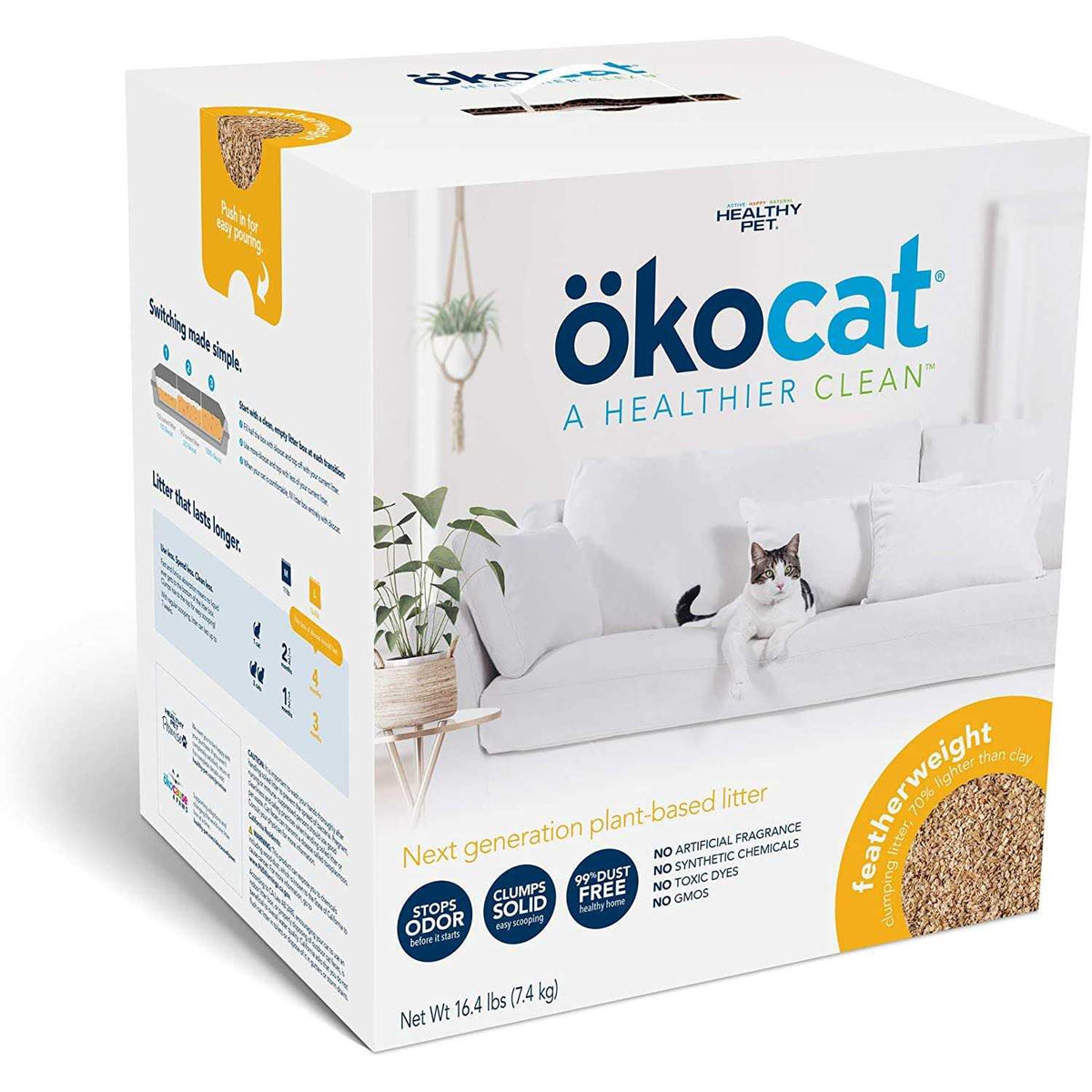 Unscented Clumping Wood Cat Litter Q5413
