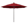 Bronze Olefin-Red Market Umbrella N2315