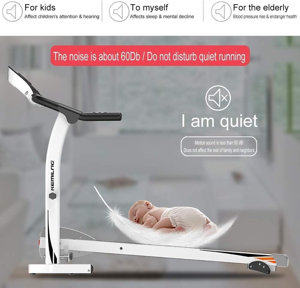 Folding Electric Treadmill with Adjustable Speed and LCD Screen Y873823