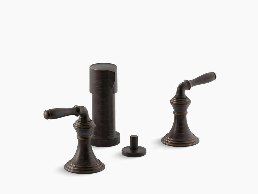 Oil-Rubbed Bronze Vertical Spray Bidet Faucet with Lever Handles V540704
