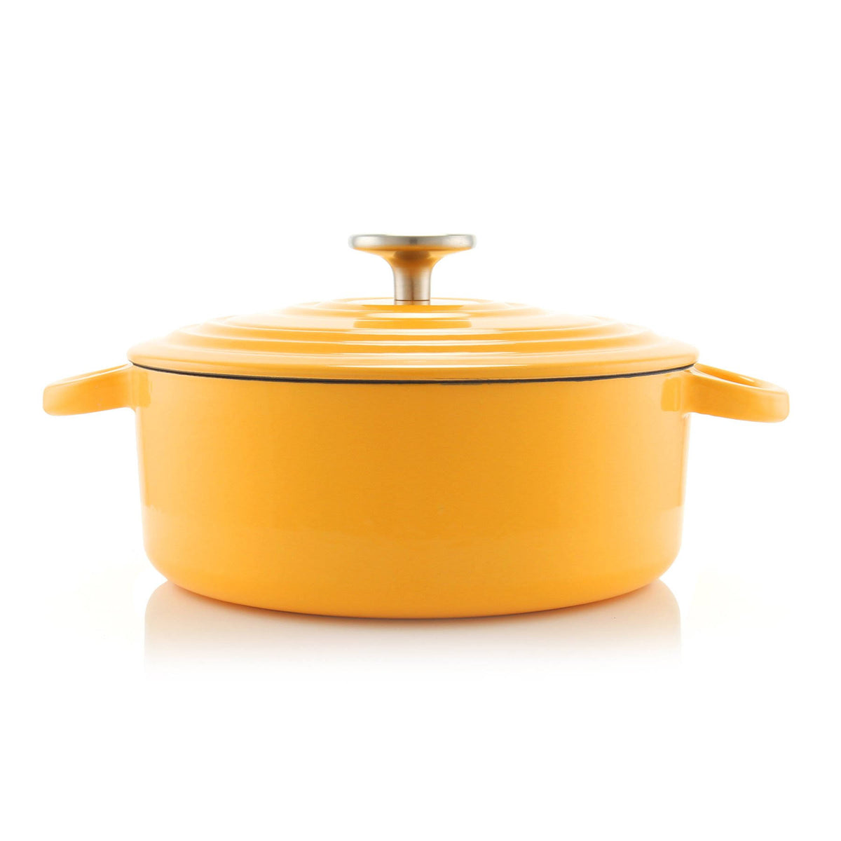 3 qt Round Cast Iron Dutch Oven Cobalt Blue K685095