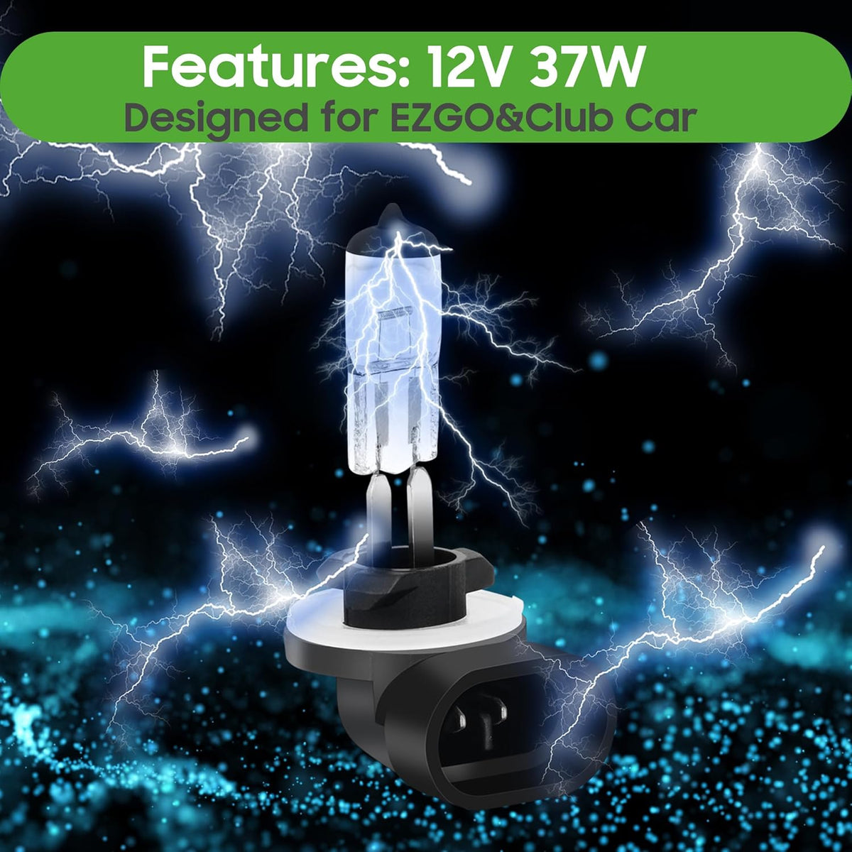 12V 37W Halogen Headlight Bulb 2 Pack Y9192