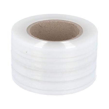 3 inch x 1500 ft 80 GA Stretch Wrap with Plastic Handle 18 Rolls per Case D91381
