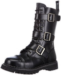 Black Leather Boots L843