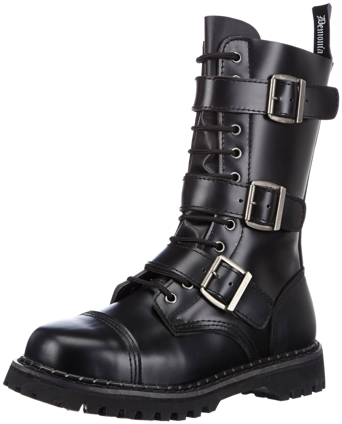 Black Leather Boots L843