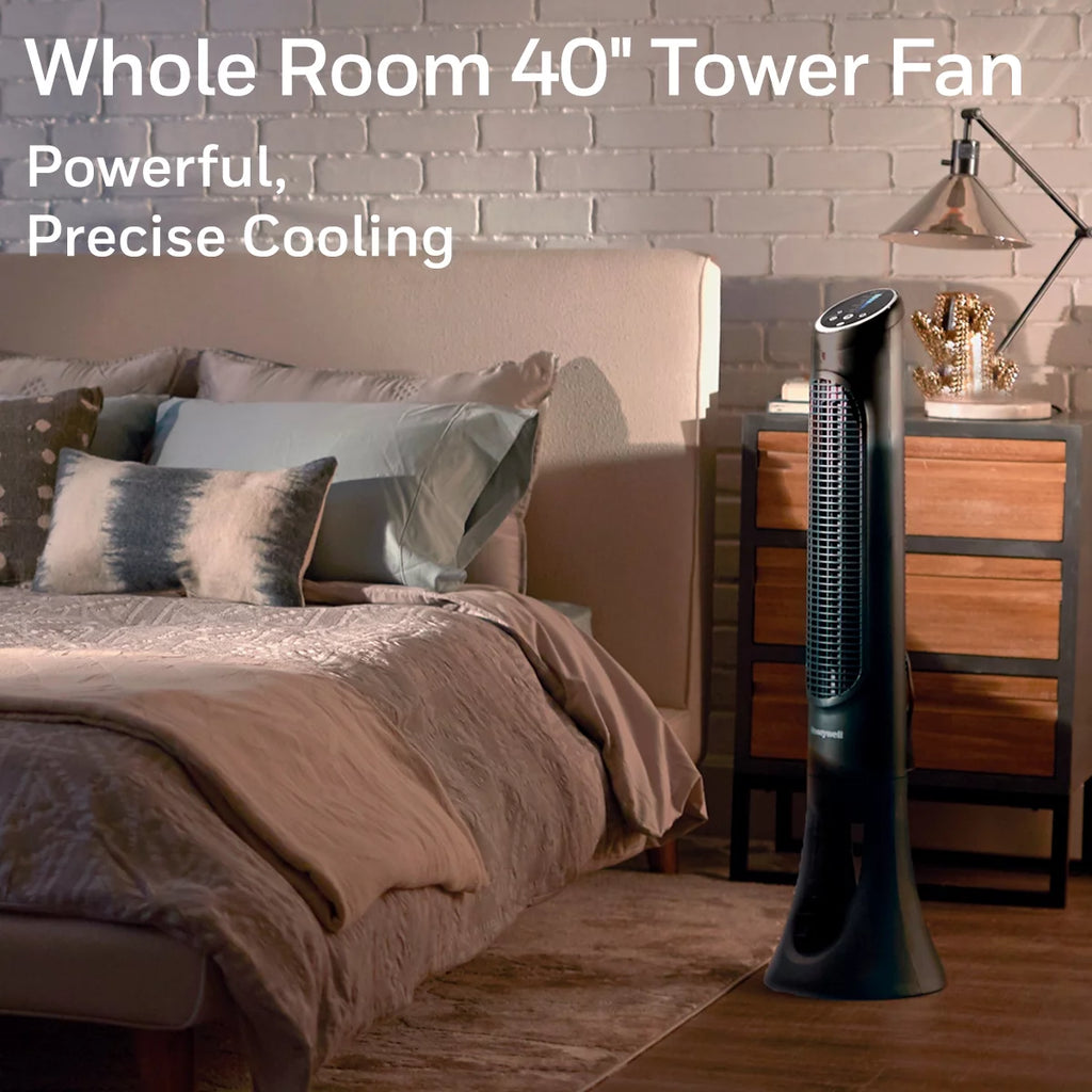Black Oscillating Electric Tower Fan Z647