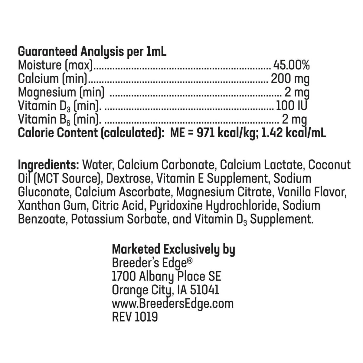 Oral Calcium Supplement Q306499