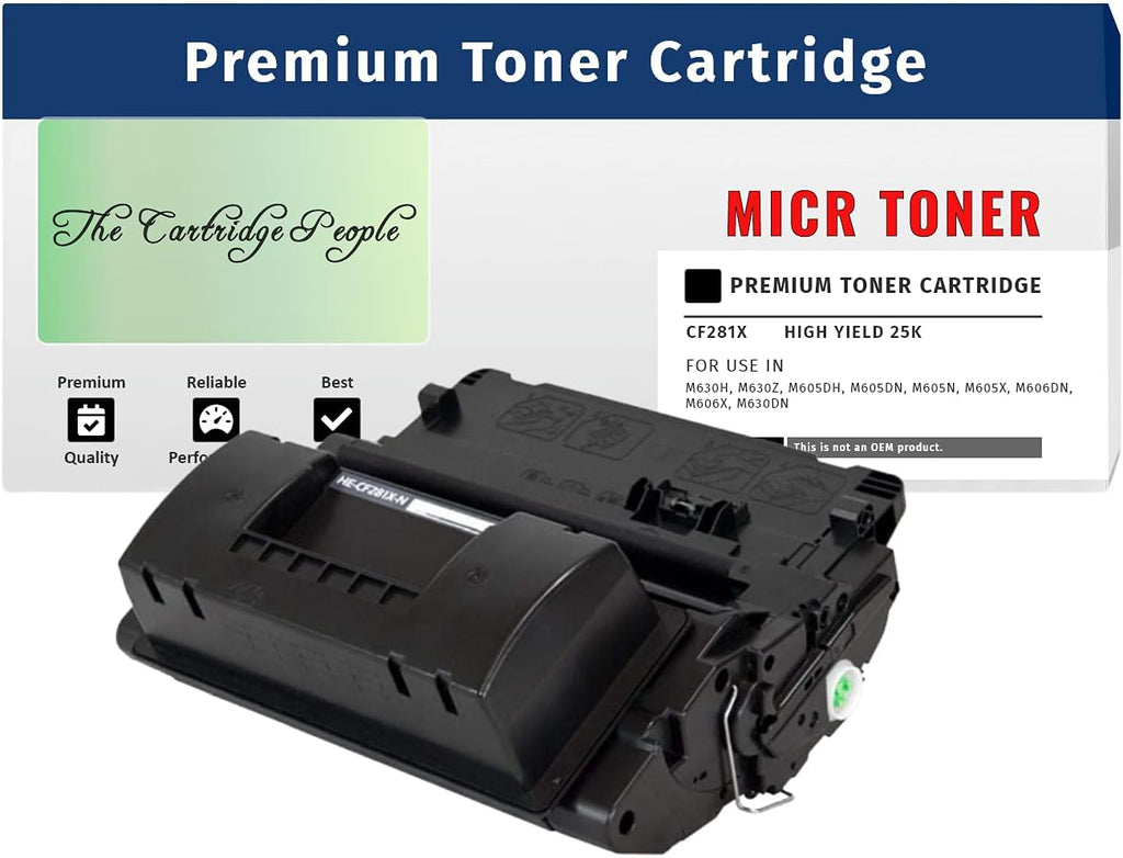 Toner Cartridge for HP 81X CF281X MICR Toner 25k Check Printing R5437