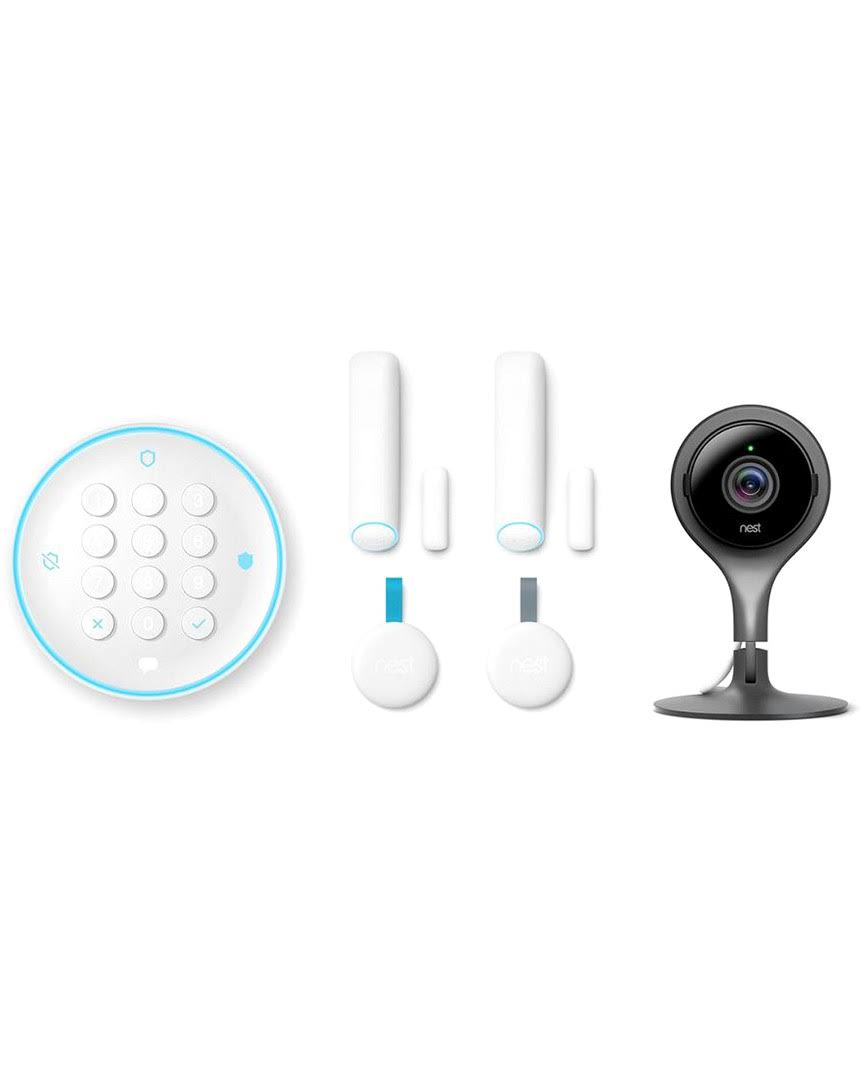 Alarm System Starter Pack with Indoor Security Camera F34977