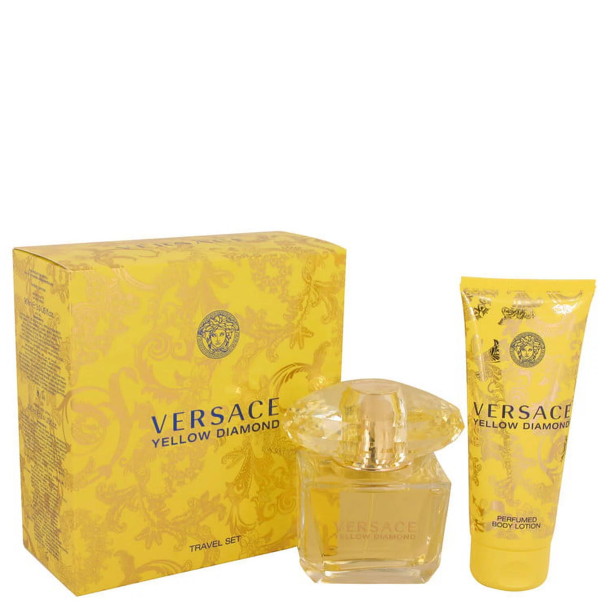 Yellow Diamond 3 oz Eau De Toilette Spray + 3.4 oz Body Lotion Gift Set R180107