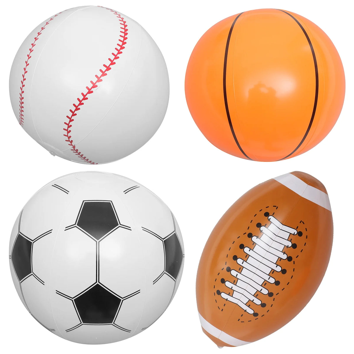 Inflatable Beach Ball Set of 4 N877434