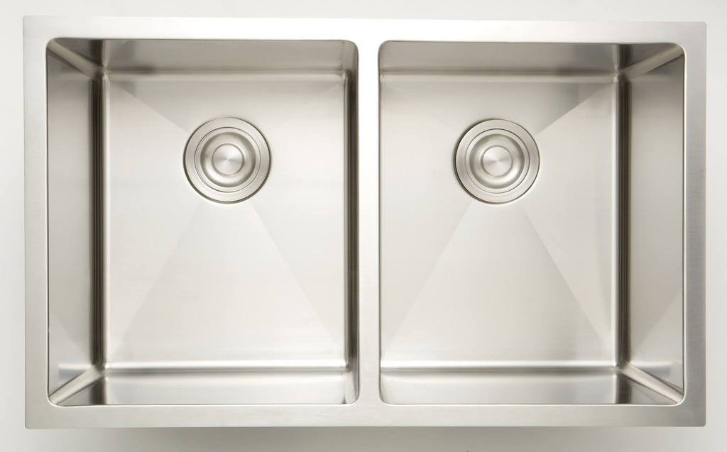 Chrome Kitchen Sink with Stainless Steel Finish, 18 Gauge N58800