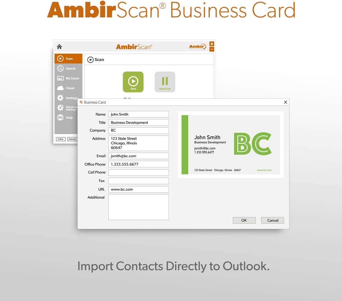 Simplex Card Scanner for Windows PC E4870