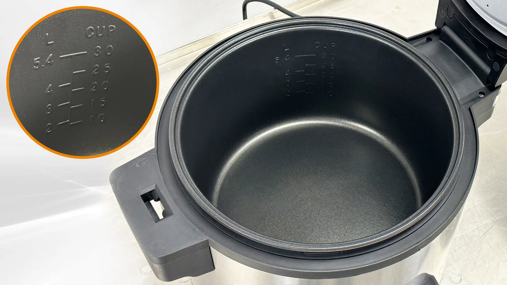30 Cup Stainless Steel Commercial Rice Cooker and Warmer P6162