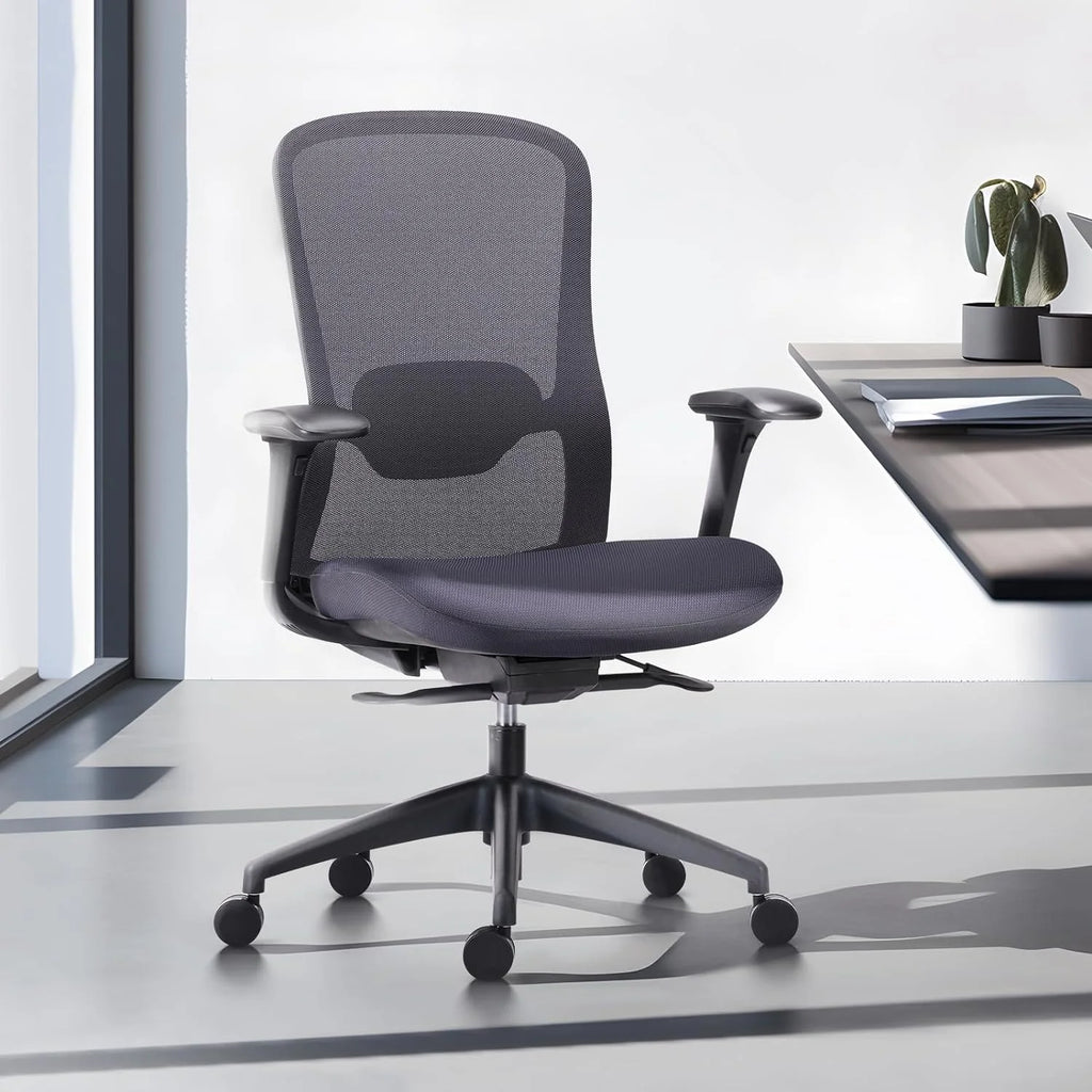 Ergonomic Mesh Office Chair with 4D Armrests Grey V784607