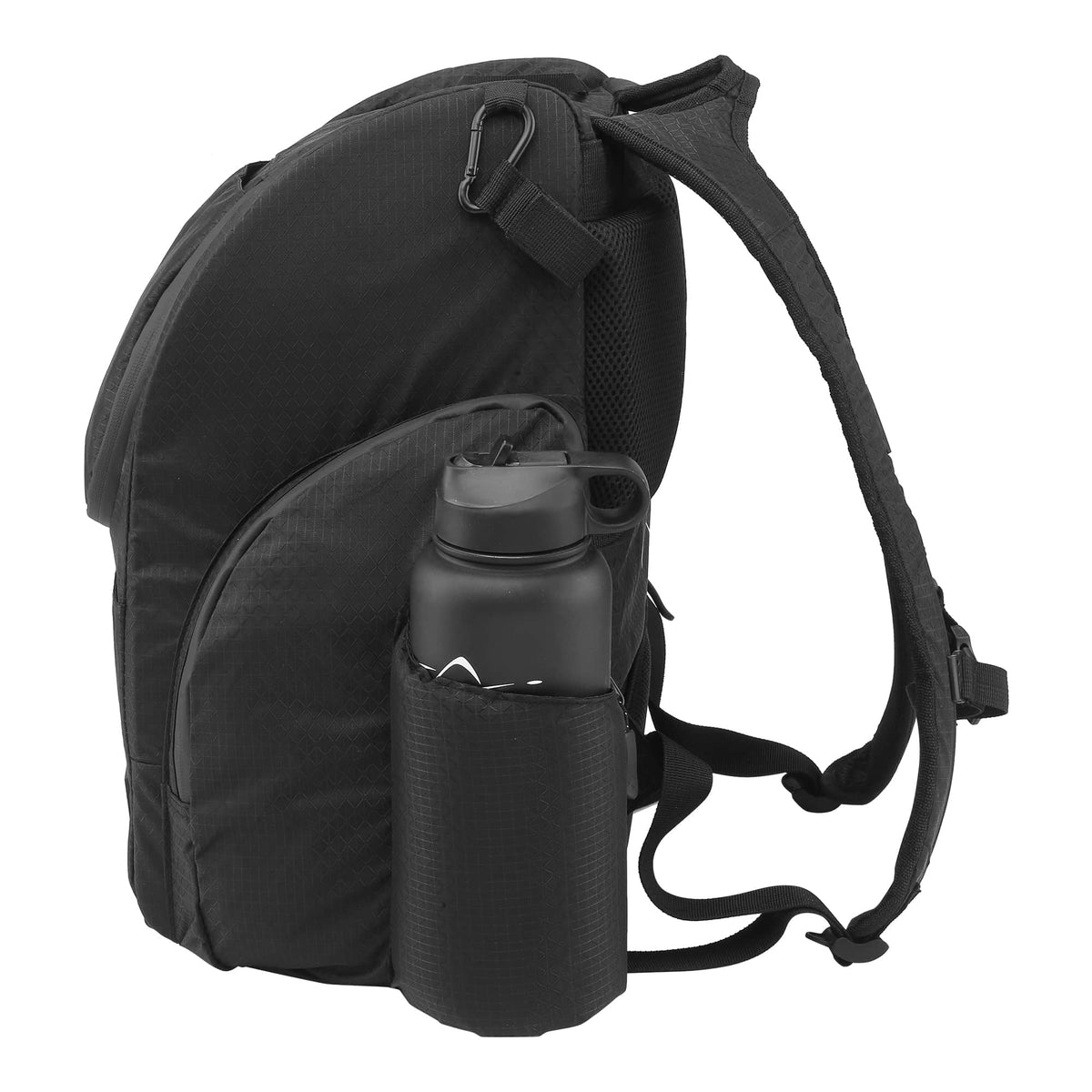 Black Disc Golf Backpack with 26+ Disc Capacity I336844