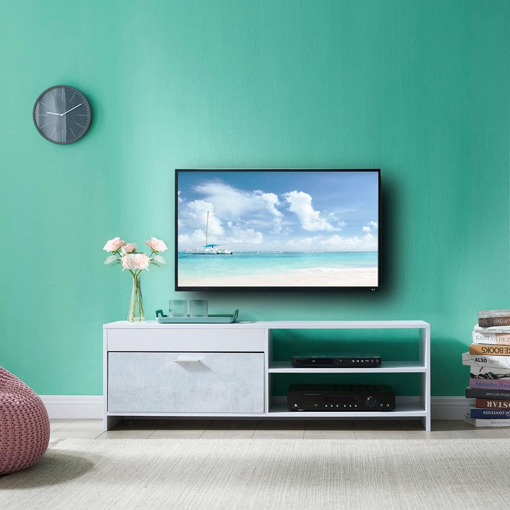 Black TV Cabinet with Storage Drawers T791016