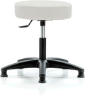 Black Fabric Height Adjustable Swivel Stool V847559