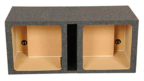 15" Dual Vented Square Subwoofer Enclosure Box T302785
