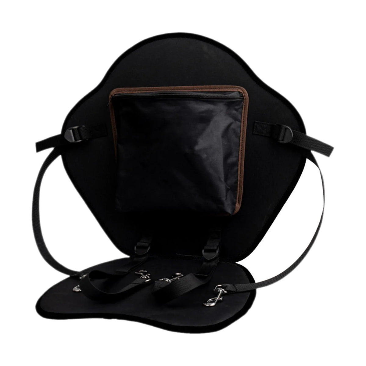 Black Padded Kayak Seat Cushion with Back Support Q68223