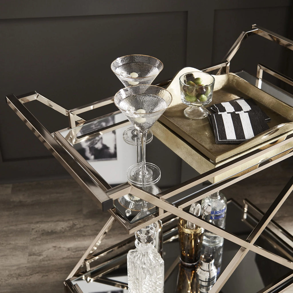 Champagne Gold Bar Cart V54855